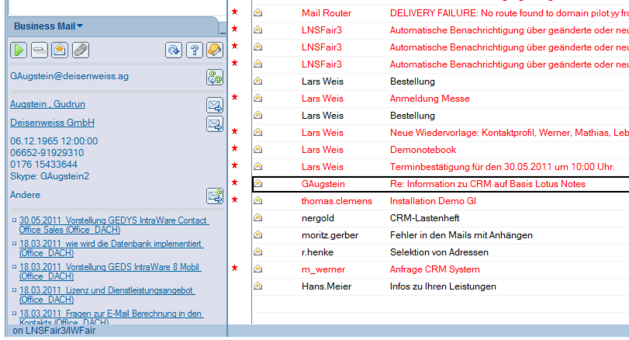 CRM Business Mail