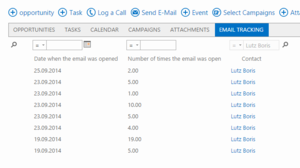 BPA CRM 2015 - E-Mail Tracking